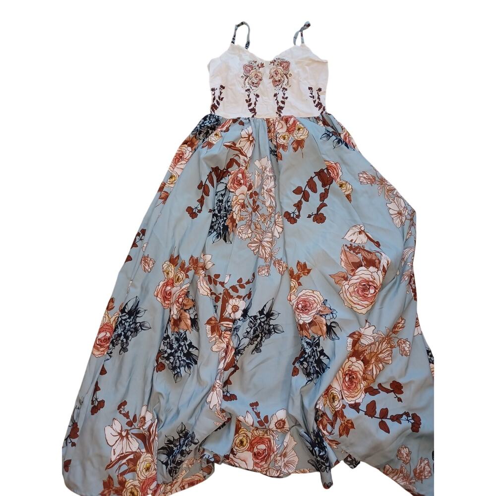 Moon Orchid Floral Dress Women's Size Small